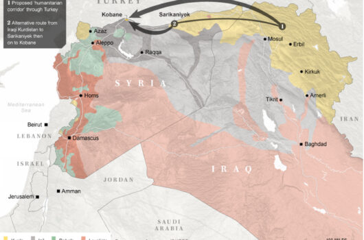 Possible paths to save Kobane from Isil