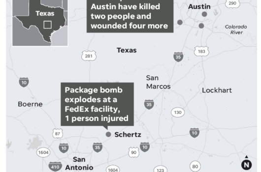 Bomb explosion in Texas
