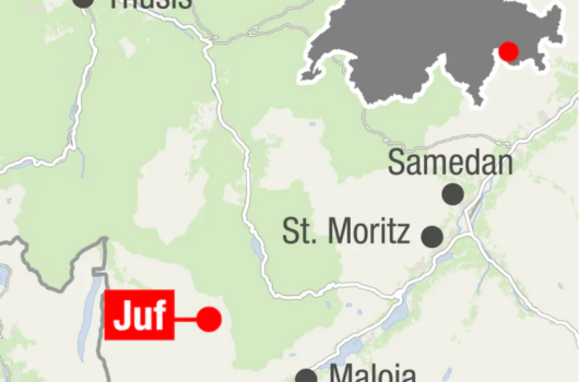 locator map of an area in Switzerland