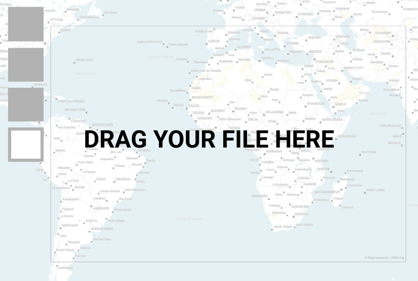 Import your own data in your maps.
