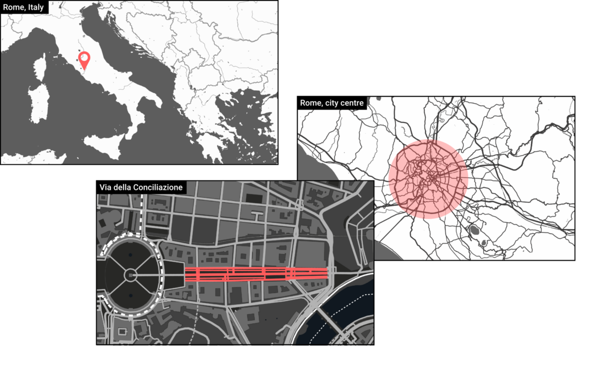 Visualize any locations with vector maps