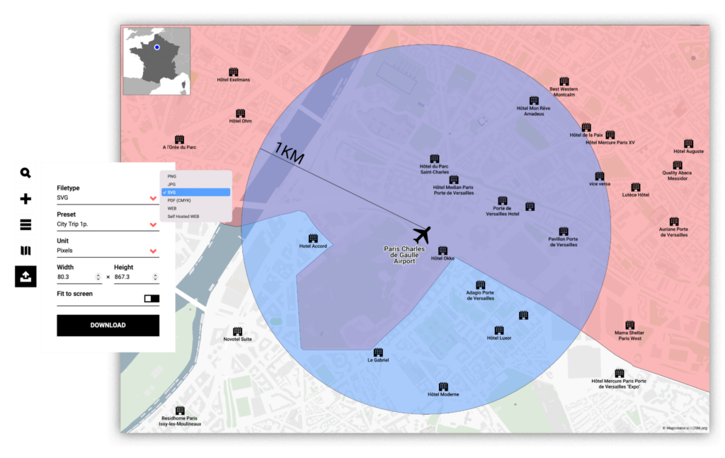 Your mapping tool for Locator Maps - Mapcreator