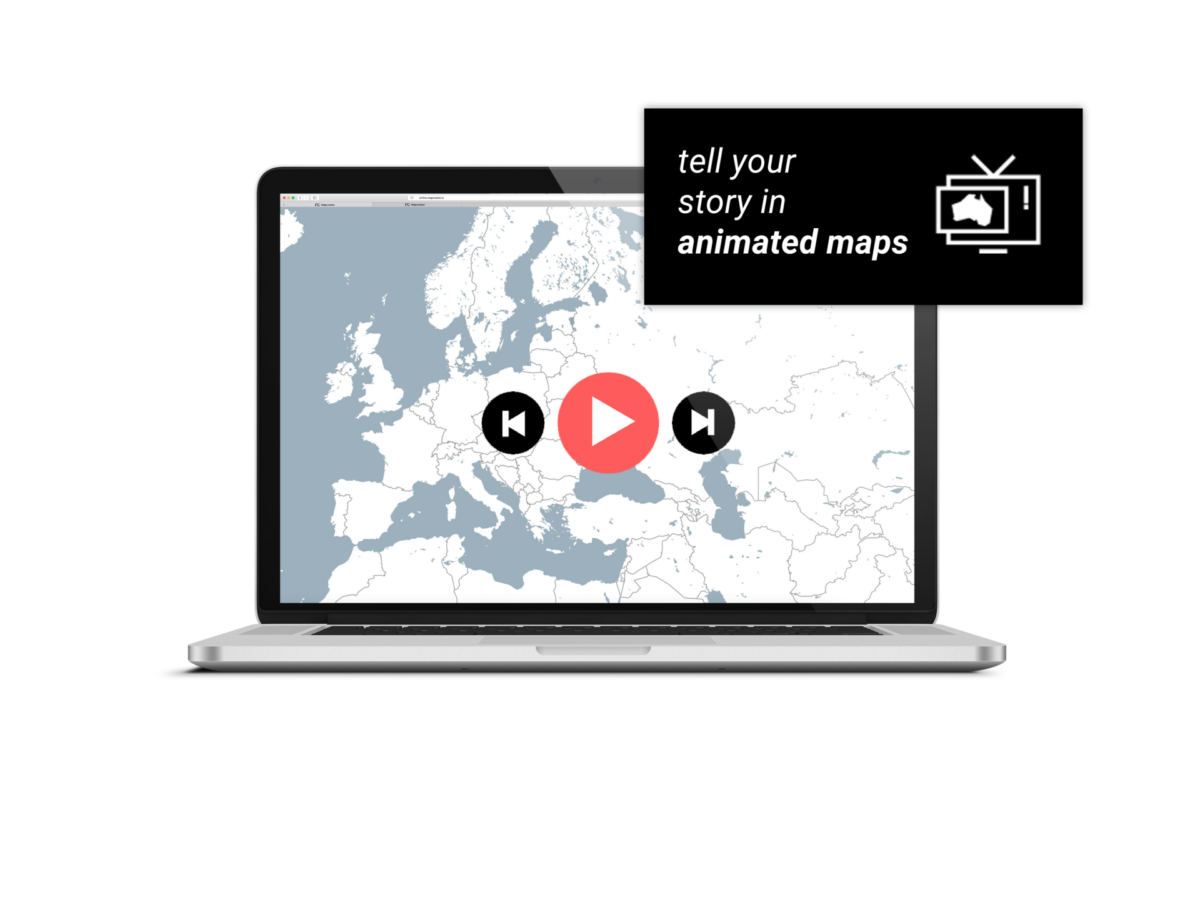 make animated travel map