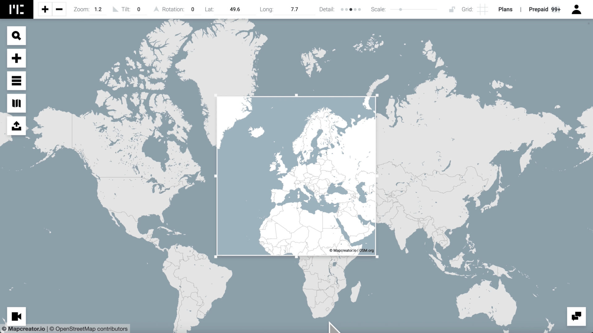 Anyone create maps - Online mapping tool - Mapcreator