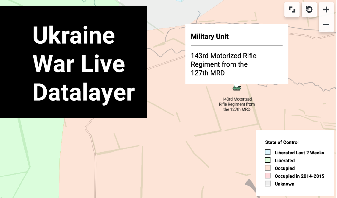 Visualize the Ukraine War: Explore the new live data layer - Mapcreator