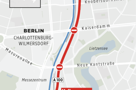 Berlin’s A100 highway remains closed due to long-standing bridge failures. With no replacement in sight, commuters face ongoing disruptions and traffic congestion.