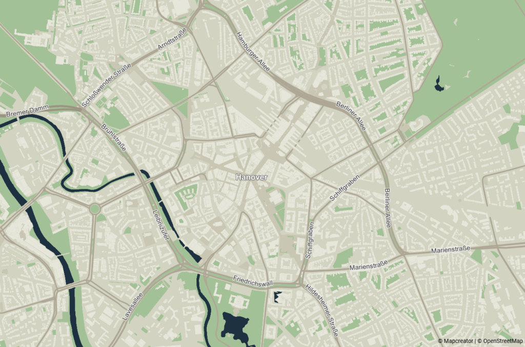 Mapcreator's default map styles for all your mapping needs - Mapcreator