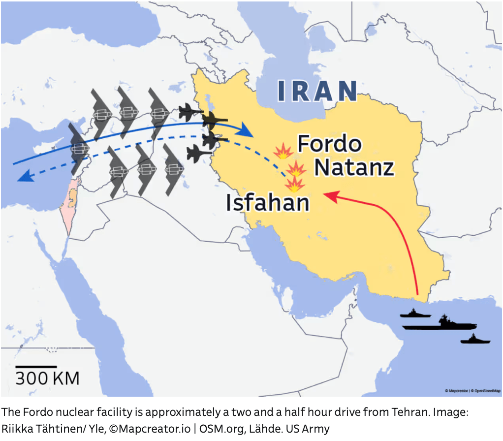 Iran⭐︎ Iran increases work underground near nuclear facility that U.S.